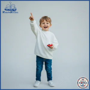 Alternative view of Korean Boys’ & Girls’ White Top