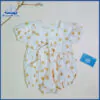 韓國嬰兒黃色花花包屁衣