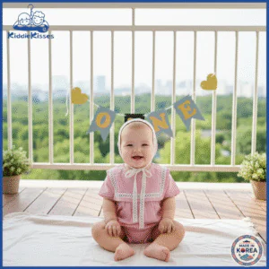 Korean-Style Baby Pink Bodysuit